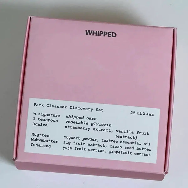 [BUNJANG] WHIPED Vegan Pack Cleanser Discovery Kit / 휩드 비건 팩클렌저 디스커버리 키트