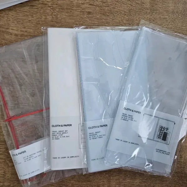 [BUNJANG] Cloth & Paper Travel Note A5 Slim Cover and Refill Set / clothandpaper 트래블러스노트 A5슬림 커버 속지 세트
