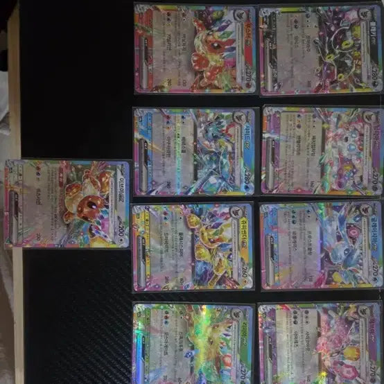 [BUNJANG] Pokemon Eevee 9 Types Bundle Set / 포켓몬 카드 이브이 9종 일괄판매