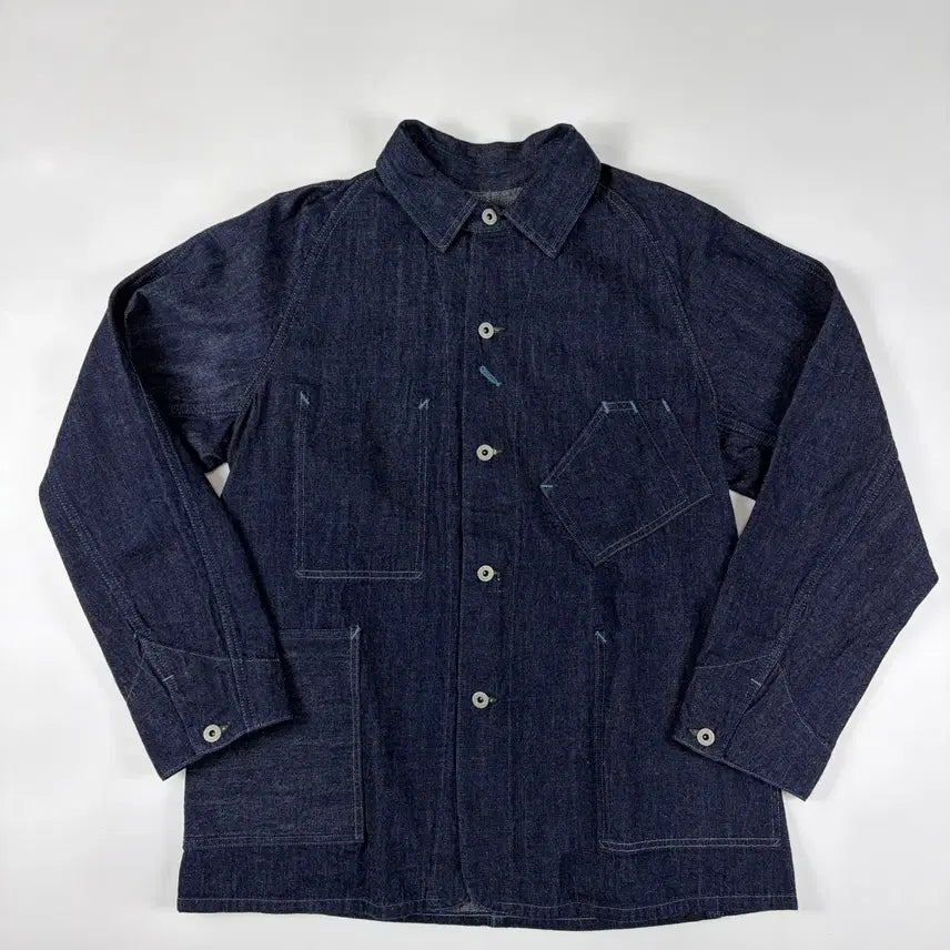 [BUNJANG] Warehouse x Post Overalls Denim Coverall Jacket L / 웨어하우스 x 포스트오버롤즈 커버올 자켓(L)