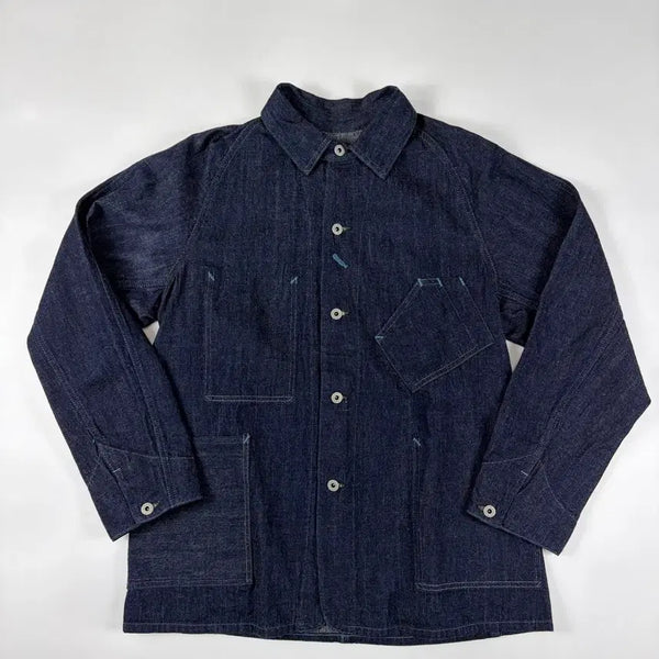 [BUNJANG] Warehouse x Post Overalls Denim Coverall Jacket L / 웨어하우스 x 포스트오버롤즈 커버올 자켓(L)