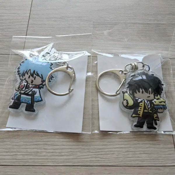 [BUNJANG] Gintama Gintoki Hijikata Keyring Bundle Set / 은혼 긴토키 히지카타 키링 일괄