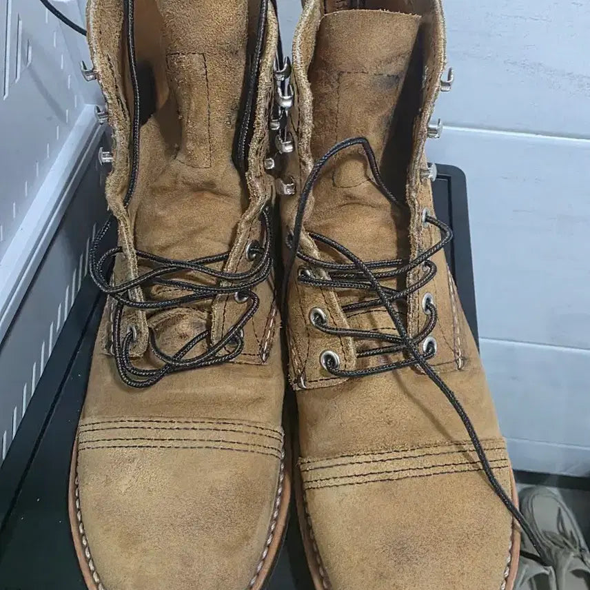 [BUNJANG] Red Wing Iron Ranger Suede Boots 8083 Hawthorne / 레드윙 아이언레인저 스웨이드 부츠 8083 호손