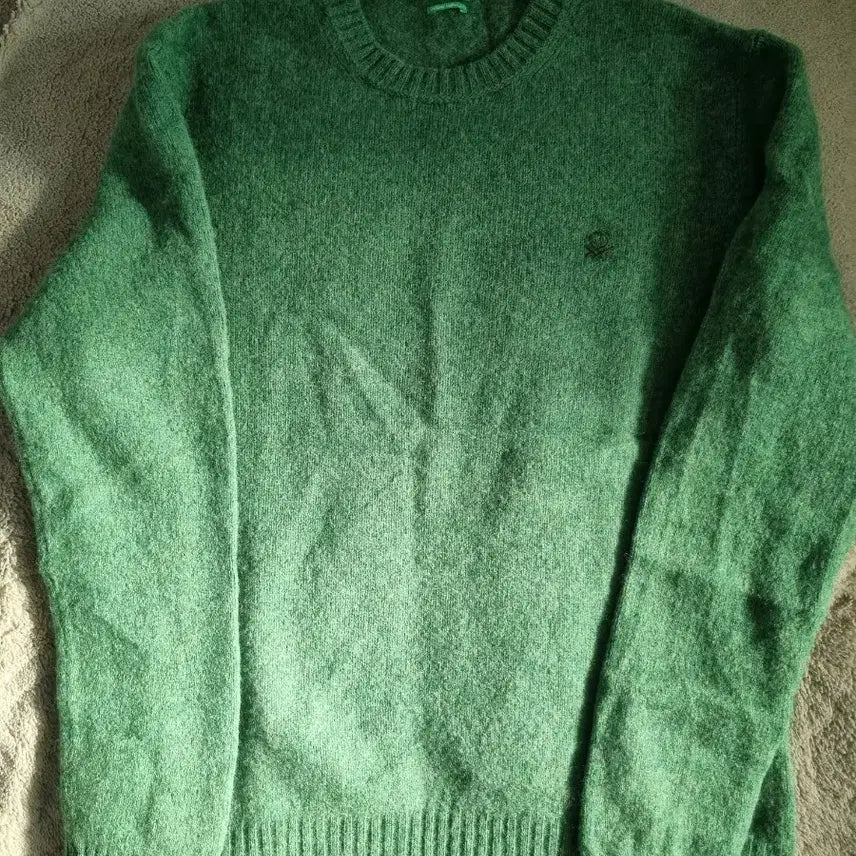 [BUNJANG] Benetton Green Knit XL / 베네통 benetton 니트 xl 사이즈