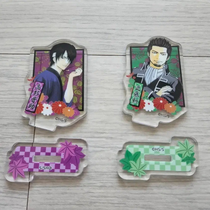 [BUNJANG] Gintama Shinsuke Takasugi, Isao Kondo Acrylic Stand Bundle Set / 은혼 타카스기 곤도 아크릴스탠드 일괄