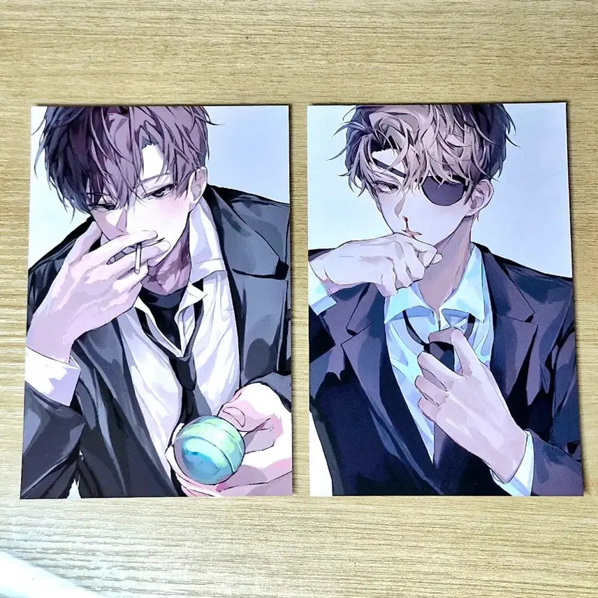 [BUNJANG] Choi Yo-won Baek Sa-heon Printing Box Postcard Set / 괴출 괴담출근 프박 프린팅박스 엽서 굿즈 최요원 백사헌