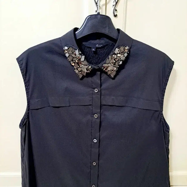 [BUNJANG] G-Cut Layered Lace Blouse Shirt / 새상품)지컷 셔츠 미샤오브제헤지스마인오즈세컨시슬리온앤온보브듀엘에고이스트sjsj시스템