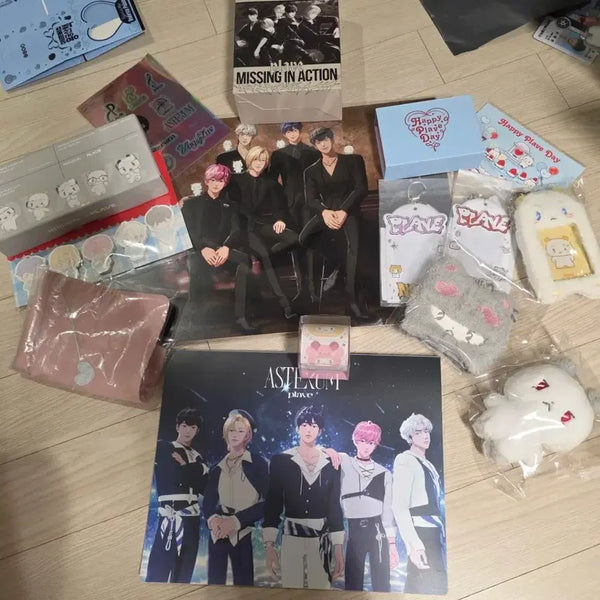 [BUNJANG] Pleiades POB Bundle Set (Includes Lightstick) / 플레이브 미공포 굿즈들 일괄 양도 (응원봉 있음)