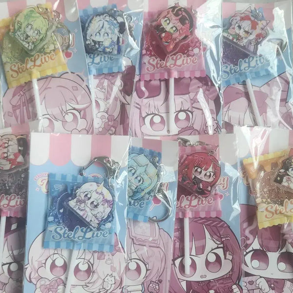 [BUNJANG] Stellive 2025 White Day Commemorative Acrylic Keyring Set / 스텔라이브 2025 화이트데이 기념 아크릴 키링 세트
