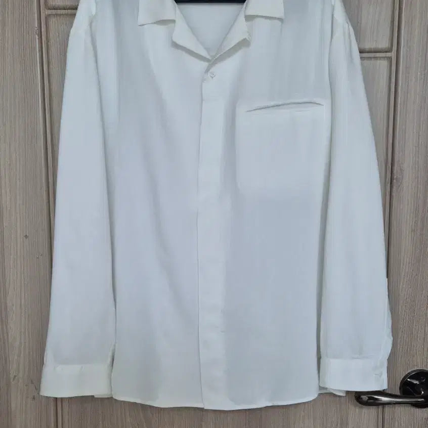 [BUNJANG] System Homme Men's White Rayon Blend Shirt / 시스템옴므 셔츠(남성) 100
