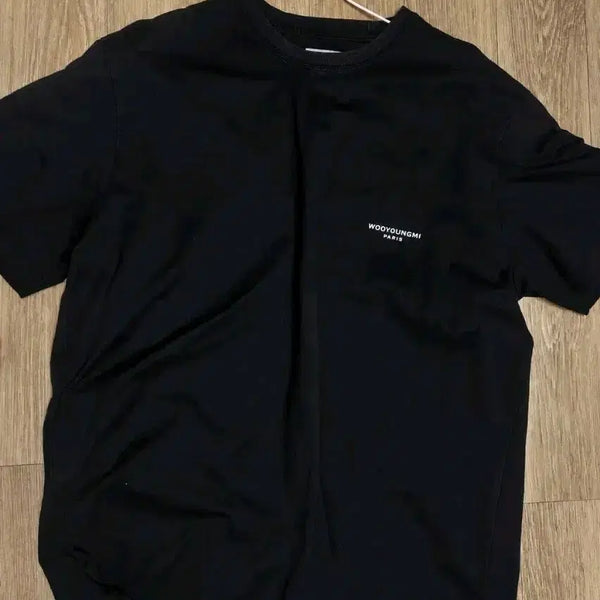 [BUNJANG] Wooyoungmi Back Label Logo T-Shirt / 최저가 우영미 백 라벨 로고 티셔츠 반팔 100 사이즈
