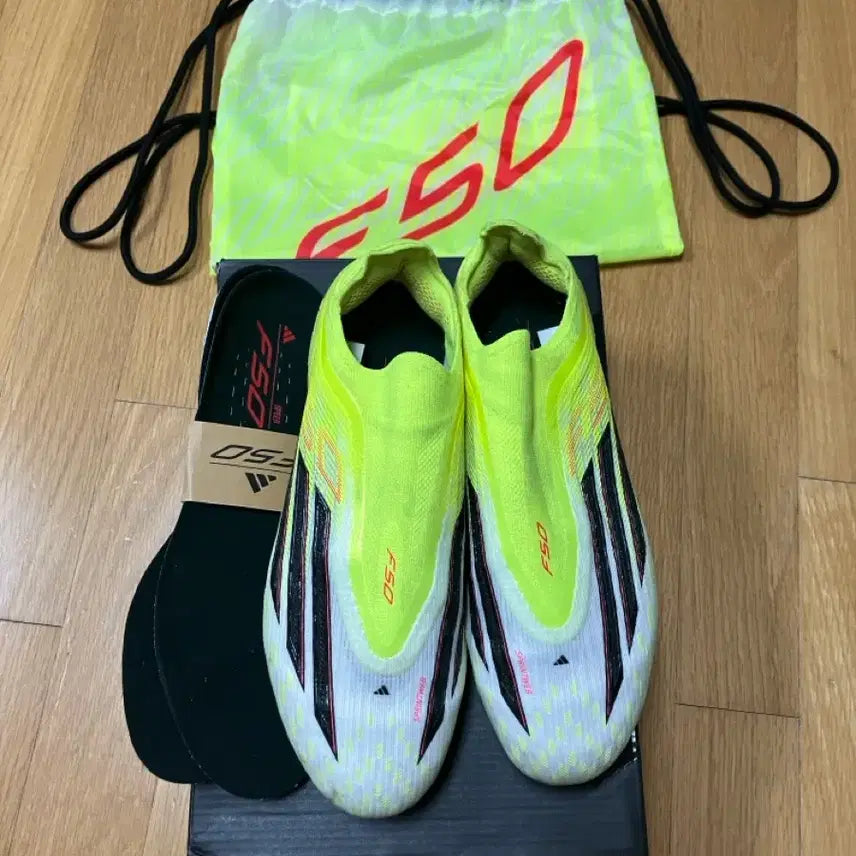 [BUNJANG] Adidas F50 Elite LL AG Soccer Cleats - 250mm / 아디다스 F50 엘리트 LL AG 축구화 250