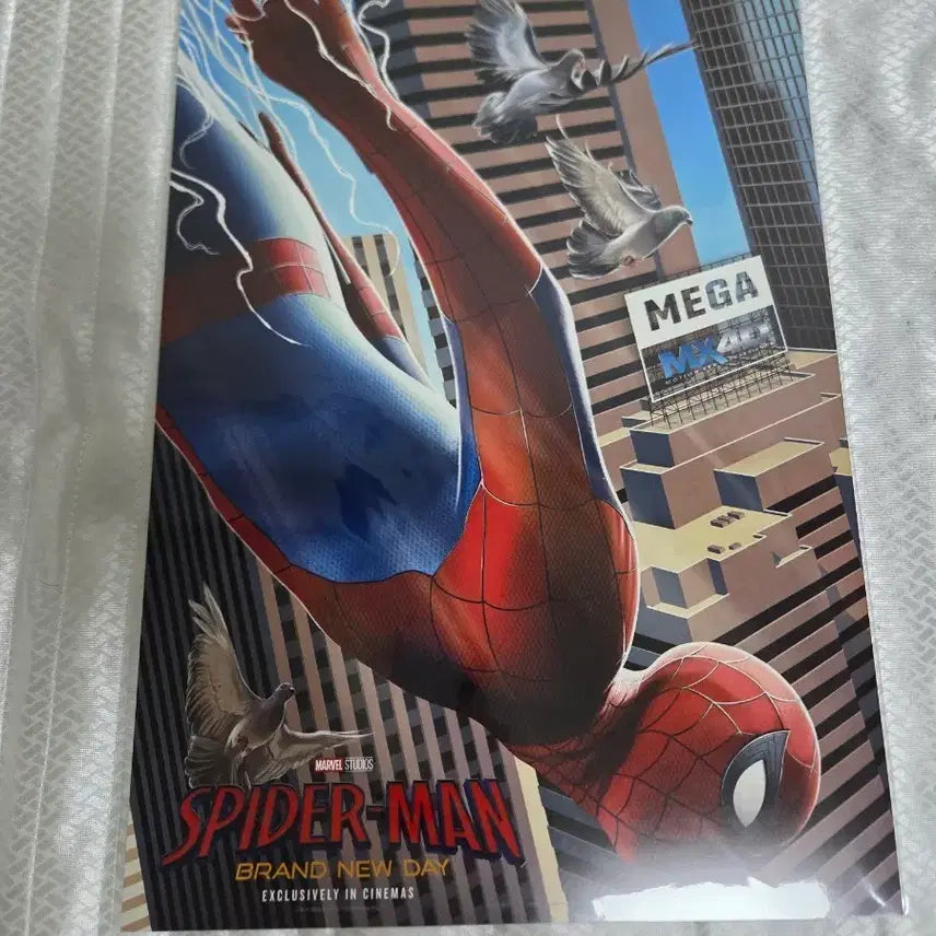 [BUNJANG] Spider-Man: No Way Home Megabox MX4D Poster / 스파이더맨 브랜뉴데이 메가박스 MX4D 포스터