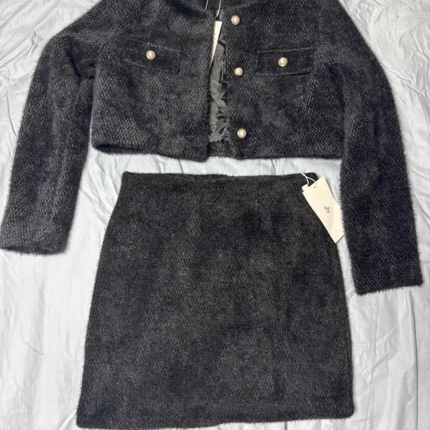 [BUNJANG] Henique Tweed Jacket Black / (새제품)Henique 트위드 재킷 블랙