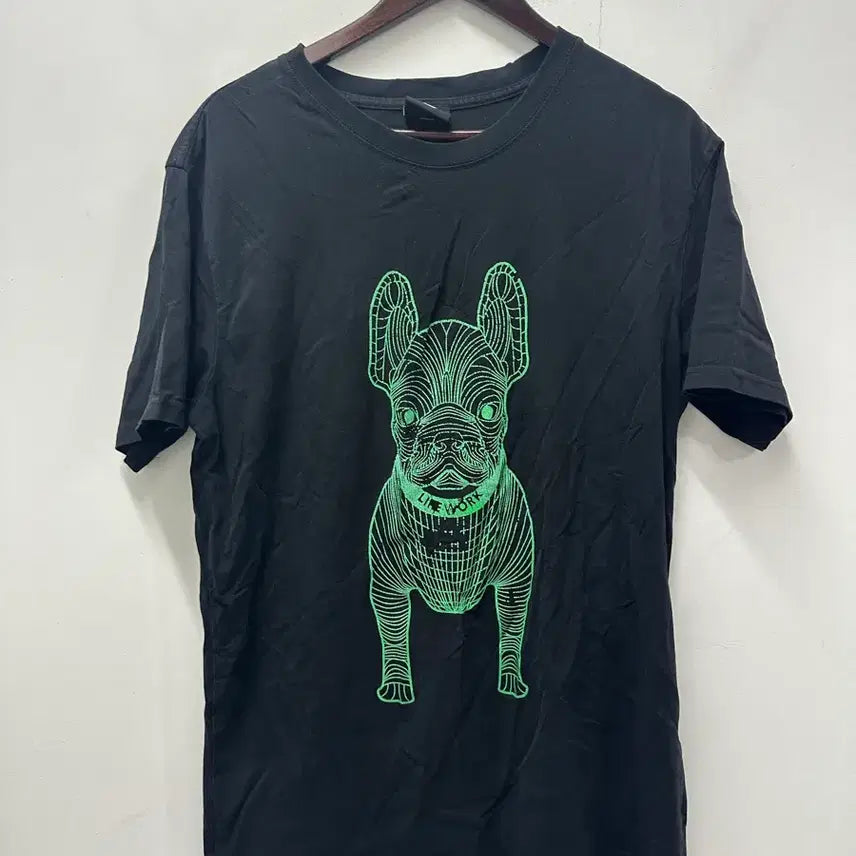 [BUNJANG] Lifework Black Short Sleeve T-shirt Size 110 / [만원빈티지 최저가]라이프워크 블랙 반팔티 110