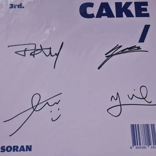 [BUNJANG] Soran 3rd Album 'Cake' Pink Vinyl LP (Signed) / 소란 3집 CAKE LP