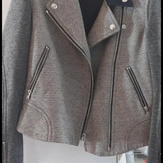 [BUNJANG] Theory Leather Rider Jacket / 띠어리 쟈켓