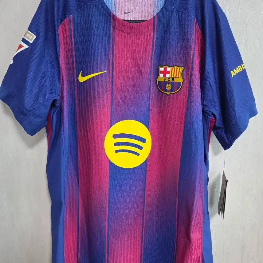 [BUNJANG] FC Barcelona 2025-26 Home Authentic Rashford League Patch Jersey (International L) / 25-26 바르셀로나 홈 어센틱 오피셜 래쉬포드 리그패치 해외L