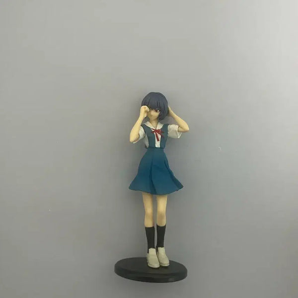 [BUNJANG] Evangelion Ayanami Rei School Uniform Mini Figure / 에반게리온 아야나미 레이 교복 미니 피규어