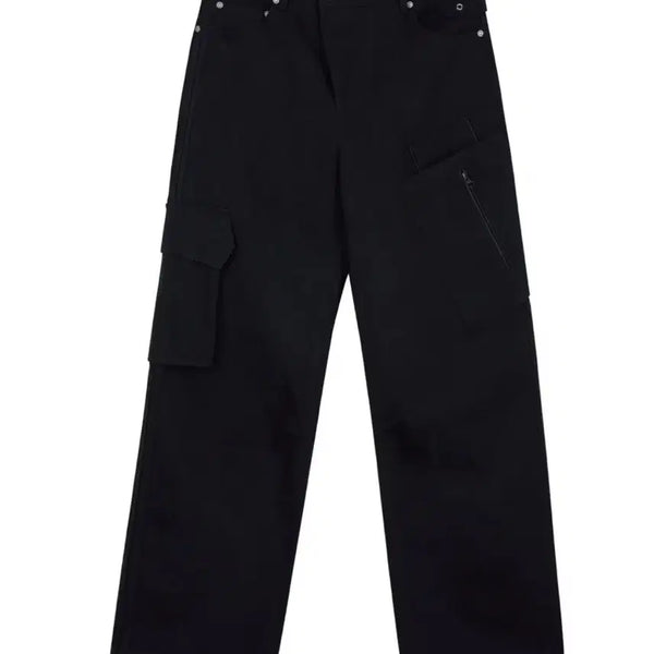 [BUNJANG] ETCE UNBALANCED Cargo Pants (Black, S) / (새상품/S) ETCE UNBALANCED CARGO PANTS (BLACK)