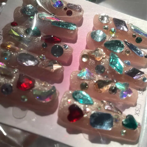 [BUNJANG] Handmade Nail Tips - Size M / 수제네일팁M