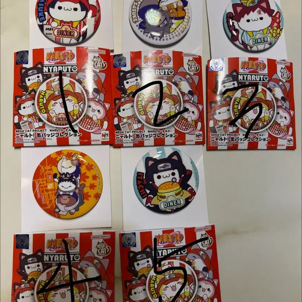 [BUNJANG] Naruto Cat Can Badge / 나루토 캣 캔뱃지