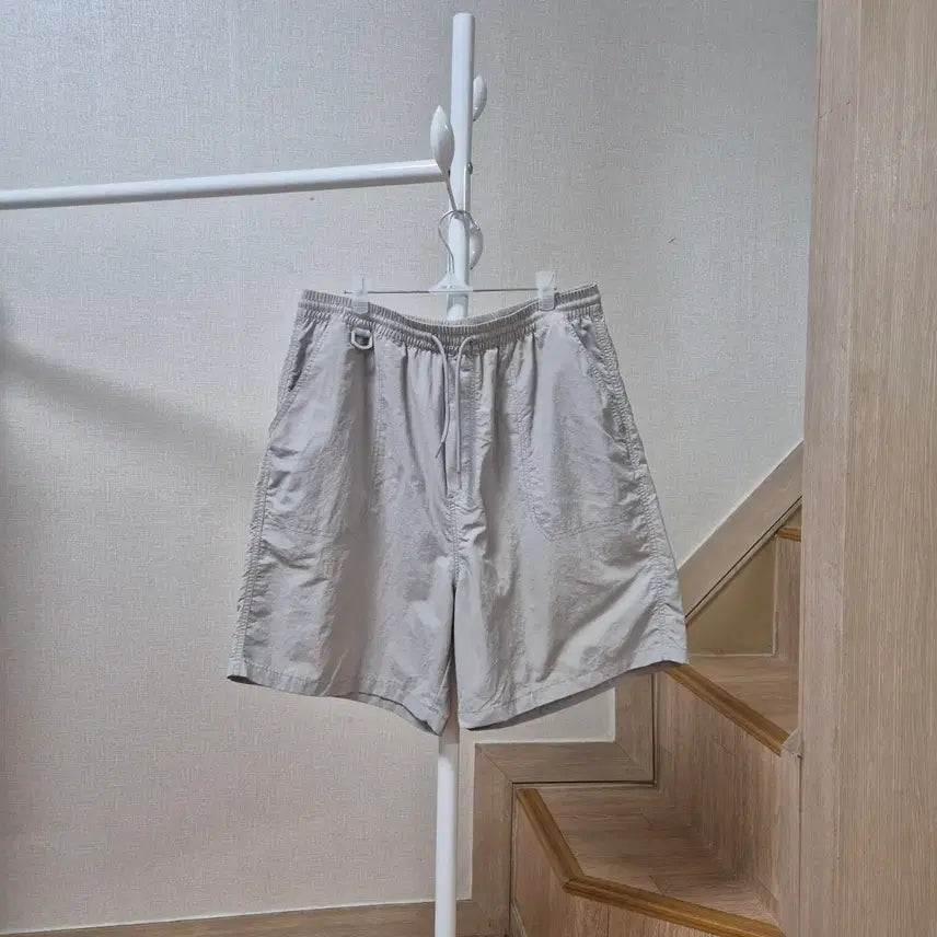 [BUNJANG] Men's Banding Crinkled Shorts / 남성 밴딩 바스락 반바지