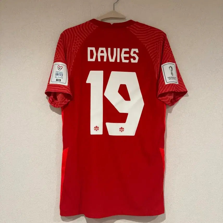 [BUNJANG] Alphonso Davies 2022 Canada Authentic Jersey / 2022 캐나다 지급용 알폰소 데이비스 유니폼 새제품