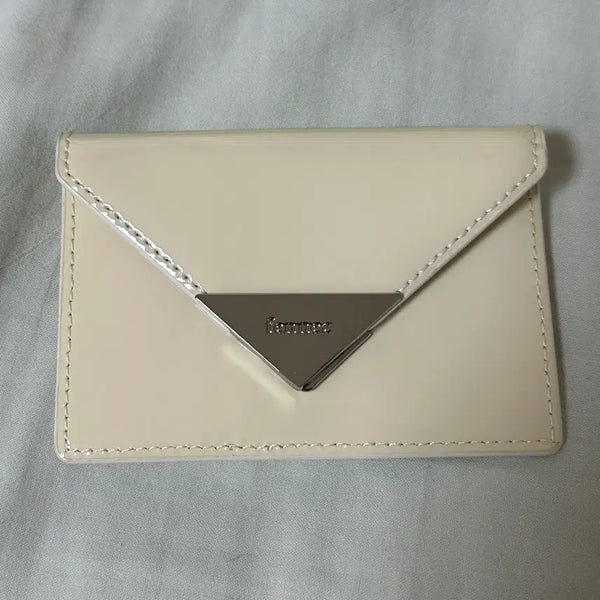 [BUNJANG] Fennec Triangle Card Holder Butter Color / 페넥 트라이앵글 카드 홀더 버터컬러 카드지갑
