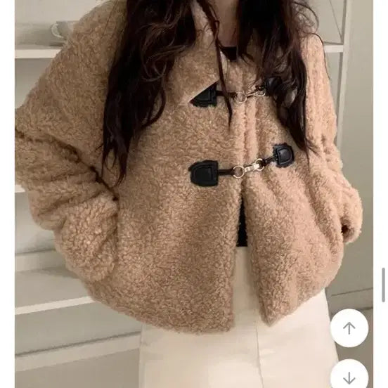 [BUNJANG] Churros Market Luna Shearling Jacket / 츄러스마켓 루나 양털 자켓