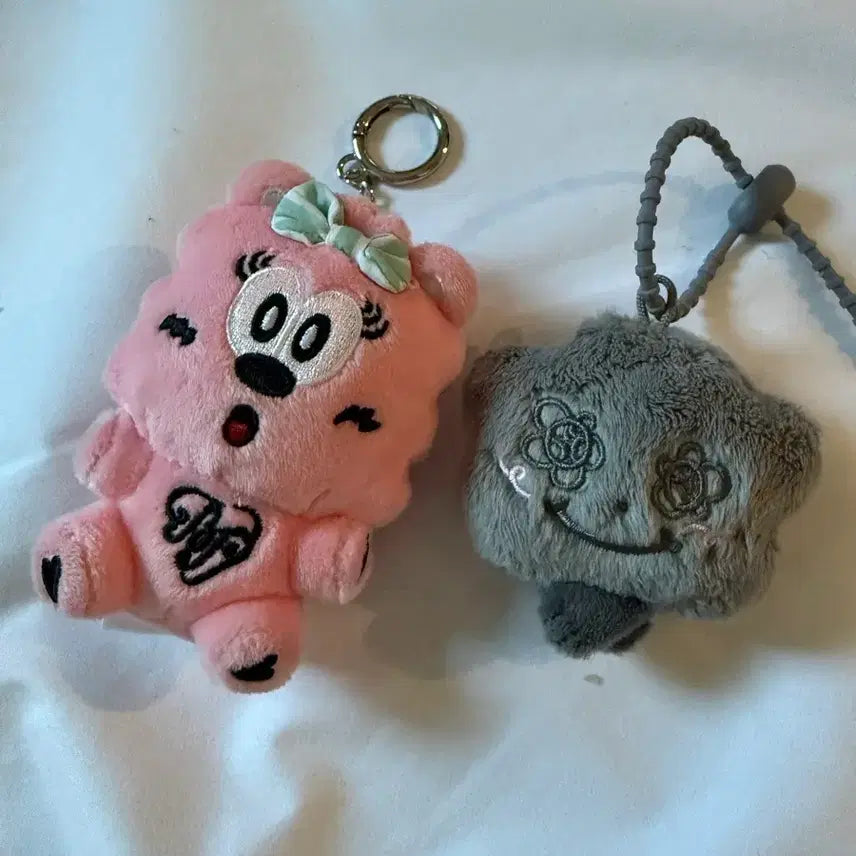 [BUNJANG] BLACKPINK VERDY Jisoo Shumon (Grey) Bundle Set Keyring / 블랙핑크 베르디 키링, 지수 슈몬(그레이) 키링