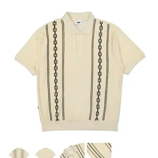 [BUNJANG] OBEY Pensa Velour Polo L / 오베이 펜사 벨루어 폴로 L