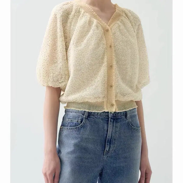 [BUNJANG] Women's Lace Blouse / 랑 *. 레이스