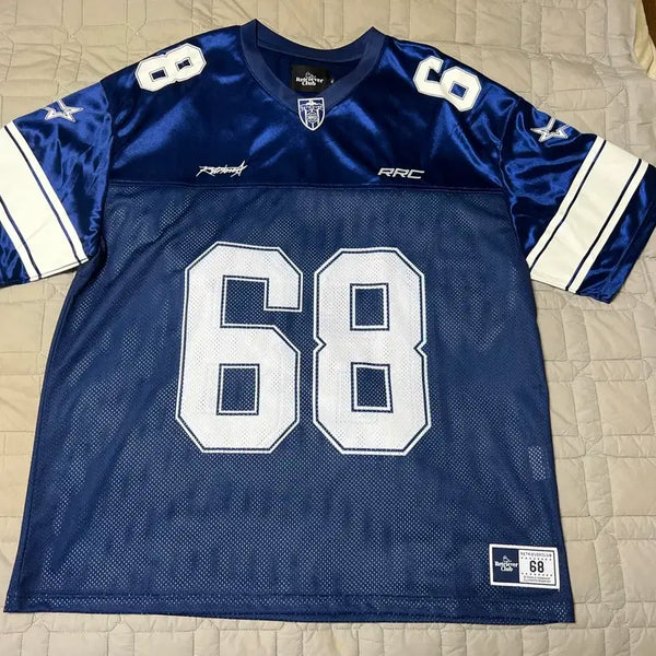 [BUNJANG] RRC Retriever Club 68 Football Jersey (Navy, XL) - Worn by Wonyoung (IVE) & SeungHyub (N.Flying) / [리센느 원이,엔플라잉 이승협 착용]RRC 리트리버클럽 68 풋볼 져지(네이비 XL)