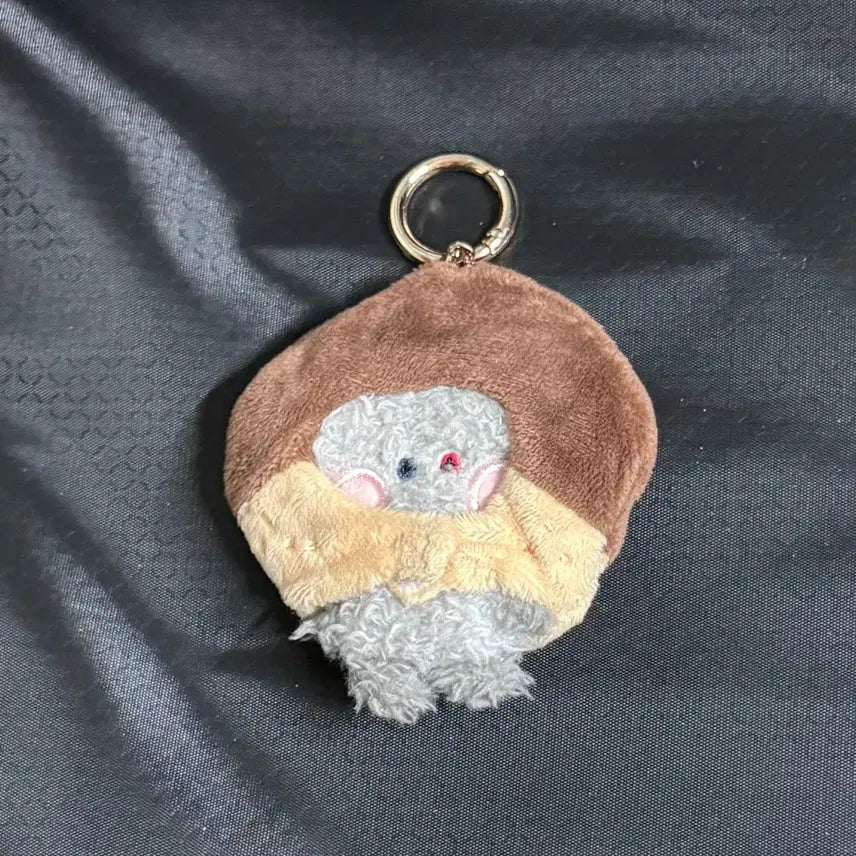 [BUNJANG] TRUZ BonBon Chestnut Plush Keychain / 트루즈 본본 군밤 키링