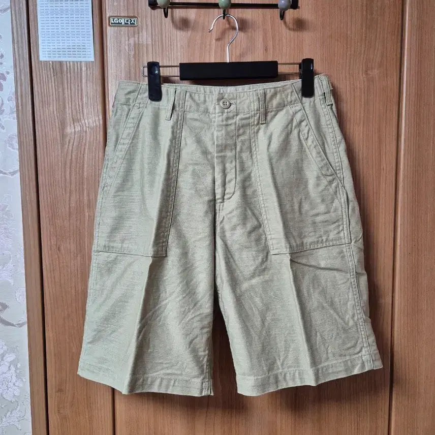 [BUNJANG] Standard Replica Fatigue Shorts Beige / 무탠다드 레플리카 퍼티그 쇼츠 30 베이지