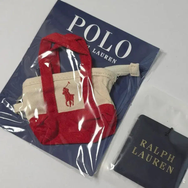 [BUNJANG] Polo Ralph Lauren Mini Tote Bag Keychain Red / 폴로 랄프로렌 미니 토트백 키링 레드 (새상품 +샤쉐 증정)