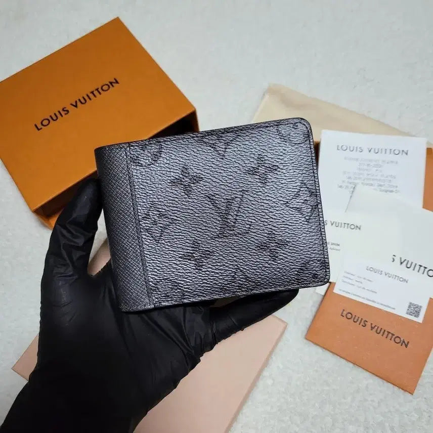 [BUNJANG] Louis Vuitton Gunmetal Monogram Multiple Wallet / [풀구성] 루이비통 건메탈 멀티플 반지갑