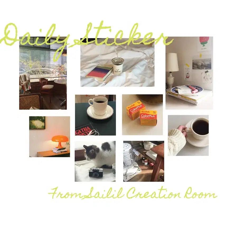 [BUNJANG] New Sketchbook Daily Stickers - Aesthetic & Simple Deco Set / [다꾸스티커.3] 뉴케치북 데일리 스티커, 다꾸스티커, 감성다꾸, 심플다꾸