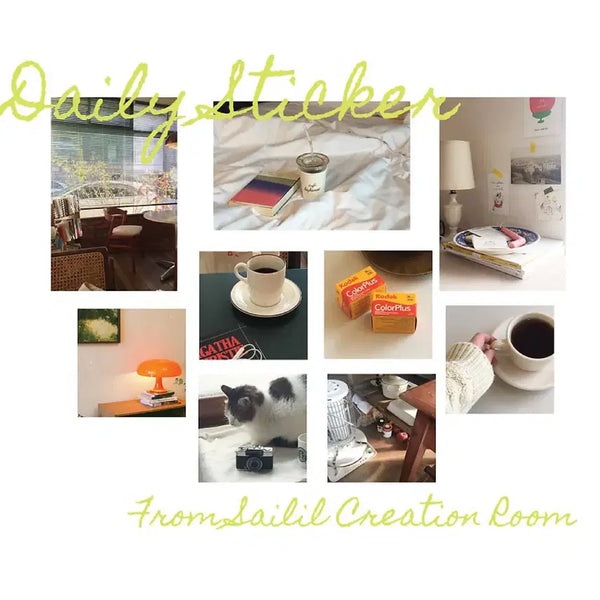 [BUNJANG] New Sketchbook Daily Stickers - Aesthetic & Simple Deco Set / [다꾸스티커.3] 뉴케치북 데일리 스티커, 다꾸스티커, 감성다꾸, 심플다꾸
