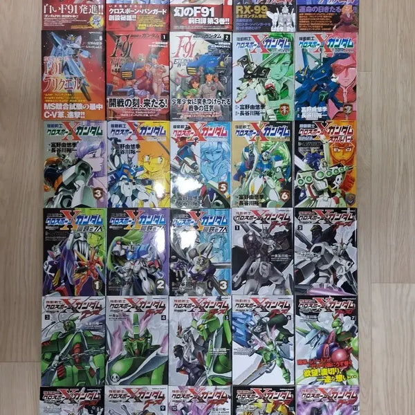 [BUNJANG] Mobile Suit Gundam F91 & Crossbone Gundam Series Complete Set / 기동전사 건담 F91 + 크로스본 건담 시리즈 전권