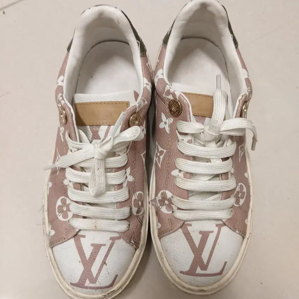 [BUNJANG] Louis Vuitton Time Out Monogram Sneakers (Beige) / 루이비통 타임아웃 스니커즈 모노그램 (베이지)