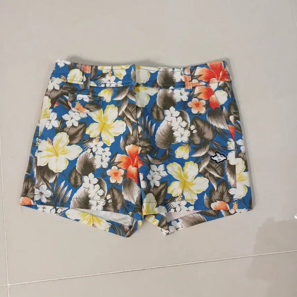 [BUNJANG] Pargates Women's Hawaiian Pattern Shorts Size 0 / 파리게이츠 여성 하와이안 패턴 반바지