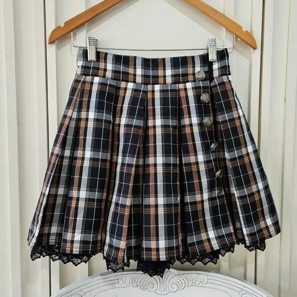 [BUNJANG] axes femme Antique Check Flare Skirt / axes femme 앤틱 체크 플레어 스커트