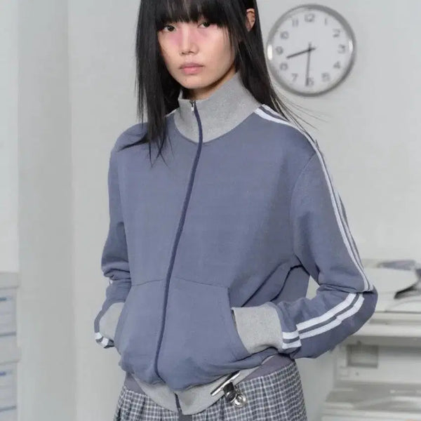[BUNJANG] ETER Vintage Zip-Up Jumper (New) / 빈티지 집업 새상품 - 블루