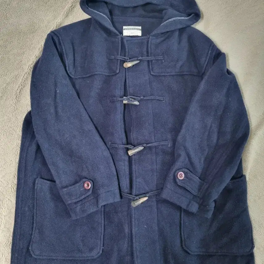 [BUNJANG] Benetton Duffle Coat Navy Size L / 베네통 benetton 더플코트 l사이즈 made in italy