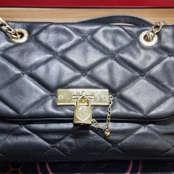 [BUNJANG] Lovecat Gold Chain Shoulder Bag / **러브캣 금장 체인숄더백 판매합니다**