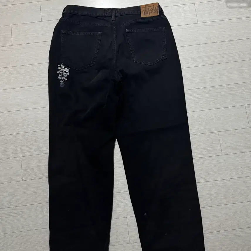 [BUNJANG] Stussy Washed Canvas Big Ol Jeans Black / (32)스투시 워시드 캔버스 빅 올 진 블랙