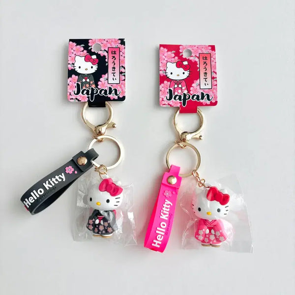 [BUNJANG] Sanrio Hello Kitty Kimono Yukata Keyring / [산리오] 키티 기모노 유카타 키링