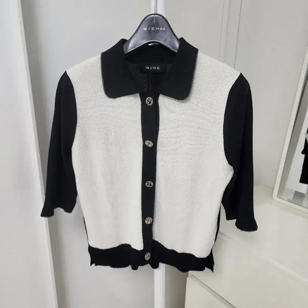 [BUNJANG] Mine Cardigan Knit (2022 Model) / 마인 가디건 니트(22년식)